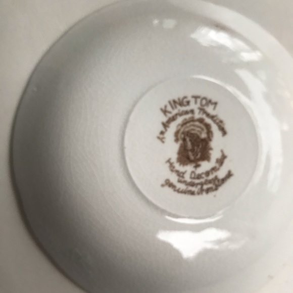 King Tom antique plate by Ironstone - Picture 6 of 7